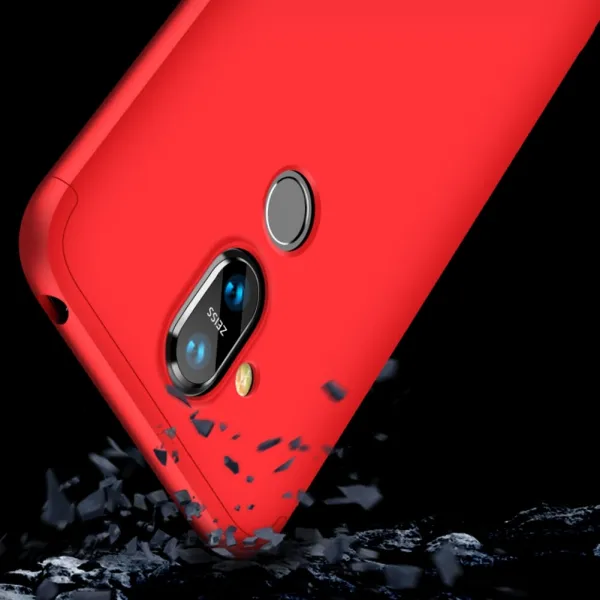 360° ochranný kryt Nokia 8.1 červený