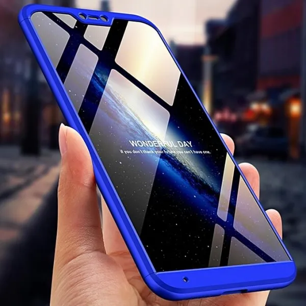 360° ochranný kryt Xiaomi Redmi Note 6 Pro modrý