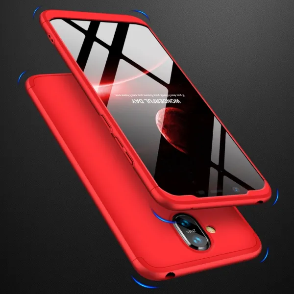 360° ochranný kryt Nokia 8.1 červený
