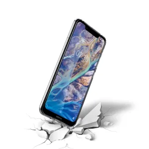 Silikónový obal Nokia 7.1 Plus / X7 priehľadný