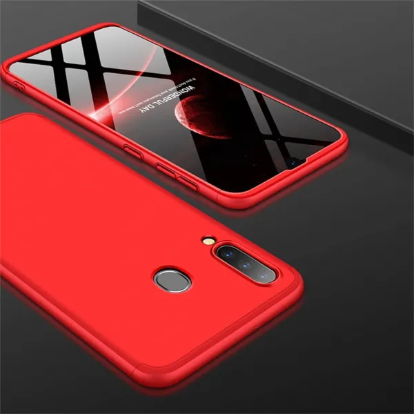360° Ochranný obal Samsung Galaxy A30 červený