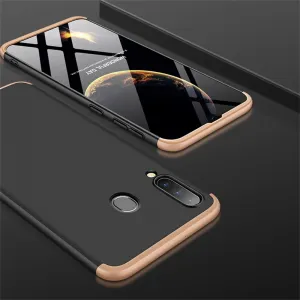360° Ochranný obal Samsung Galaxy A30 čierny-zlatý