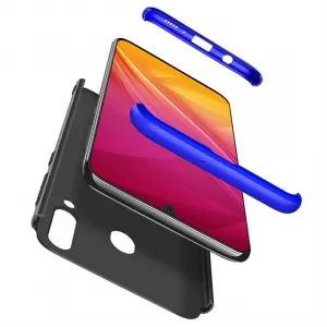 360° Ochranný obal Samsung Galaxy A30 čierny-modrý