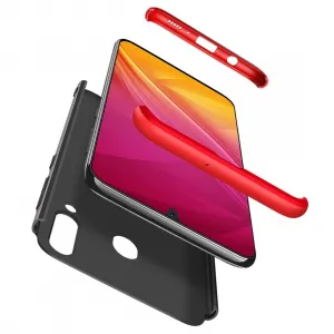 360° Ochranný obal Samsung Galaxy A30 čierny-červený