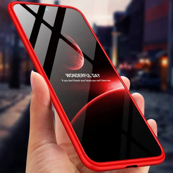 360° Ochranný obal Xiaomi Redmi 7 červený