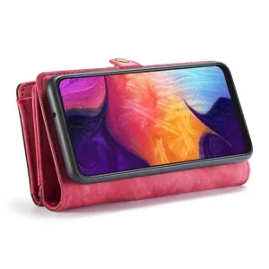 WALLET Obal s peňaženkou 2v1 Samsung Galaxy A50 červený