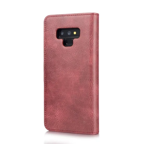 DG.MING Peňaženkový obal 2v1 Samsung Galaxy Note 9 červený