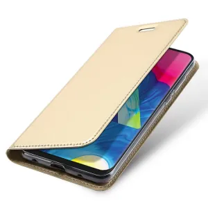 DUX Peňaženkový obal Samsung Galaxy M10 zlatý