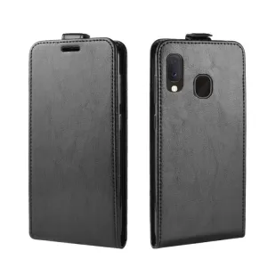 Vyklápacie puzdro Samsung Galaxy A20e čierne