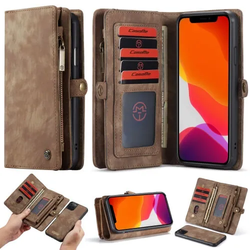WALLET Obal s peňaženkou 2v1 Apple iPhone 11 Pro hnedý