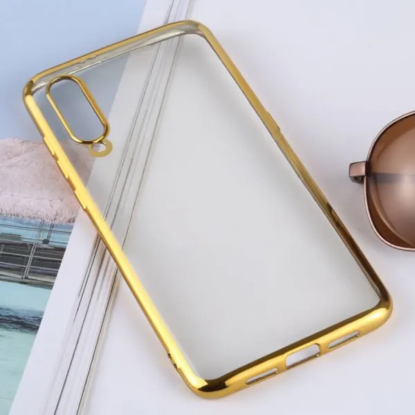 METALLIC Silikónový kryt Xiaomi Mi 9 zlatý