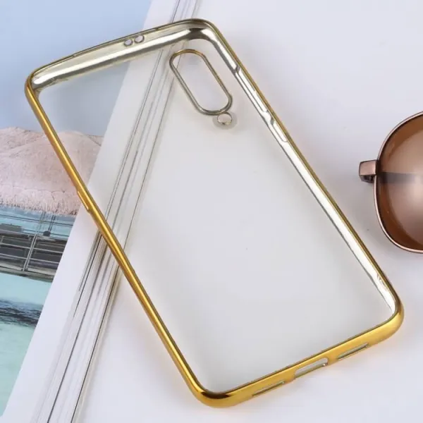 METALLIC Silikónový kryt Xiaomi Mi 9 zlatý
