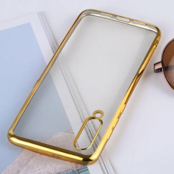 METALLIC Silikónový kryt Xiaomi Mi 9 zlatý