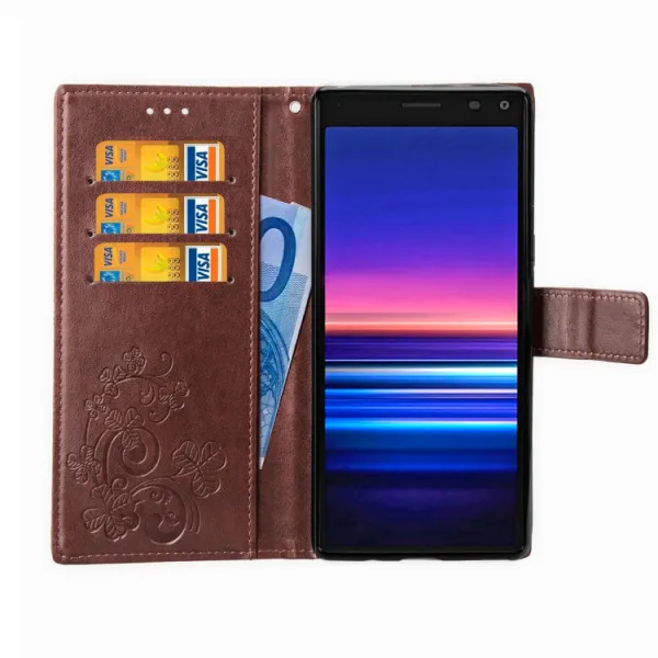 ART Peňaženkový obal Sony Xperia 20 hnedý