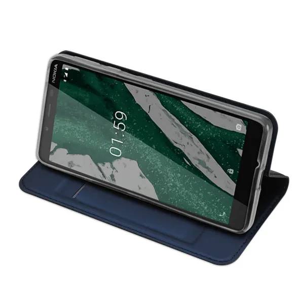 DUX Peňaženkový obal Nokia 1 Plus modrý