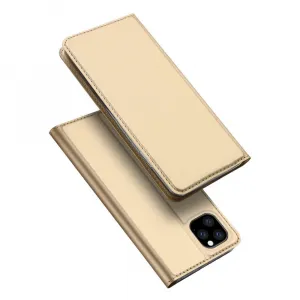 DUX Peňaženkový obal Apple iPhone 11 Pro zlatý