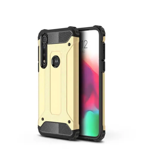 TOUGH Ochranný kryt Motorola Moto G8 Plus zlatý