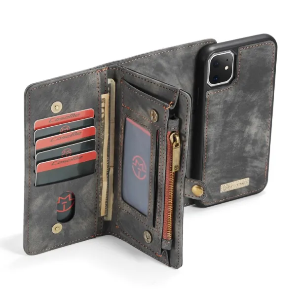 WALLET Obal s peňaženkou 2v1 Apple iPhone 11 čierny