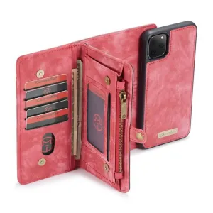 WALLET Obal s peňaženkou 2v1 Apple iPhone 11 Pro červený