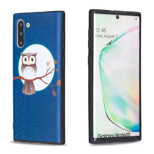 ART TPU Ochranný kryt Samsung Galaxy Note 10 Owl On The Tree