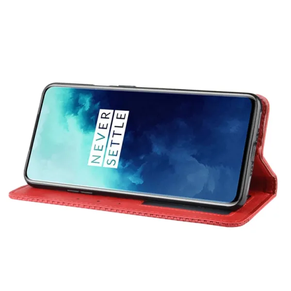 BUSINESS Peňaženkový obal OnePlus 7T Pro červený