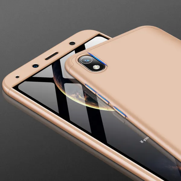 360° Ochranný kryt Xiaomi Redmi 7A zlatý