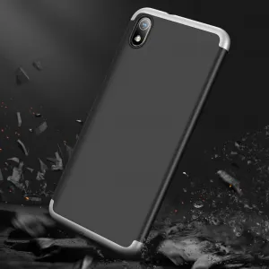360° Ochranný kryt Xiaomi Redmi 7A čierny-strieborný