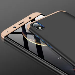 360° Ochranný kryt Xiaomi Redmi 7A čierny-zlatý