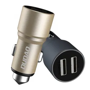 DUDAO R5 Nabíjačka do auta 2X USB 2.4A čierna
