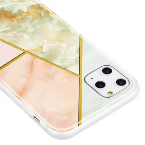GEOMETRIC ART TPU Ochranný kryt Apple iPhone 11 Pro Max  MARBLE JADE