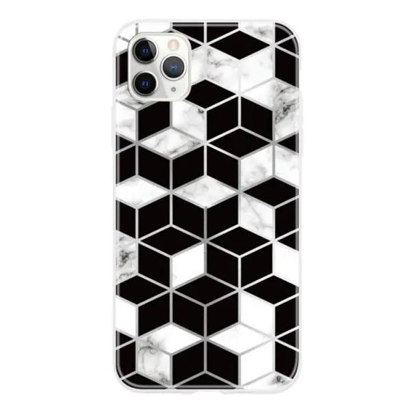 GEOMETRIC ART TPU Ochranný kryt Apple iPhone 11 Pro Max  MARBLE CUBE
