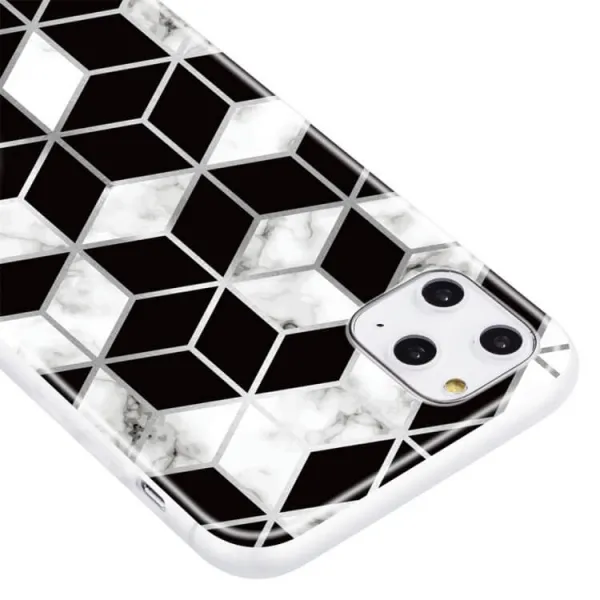 GEOMETRIC ART TPU Ochranný kryt Apple iPhone 11 Pro Max  MARBLE CUBE