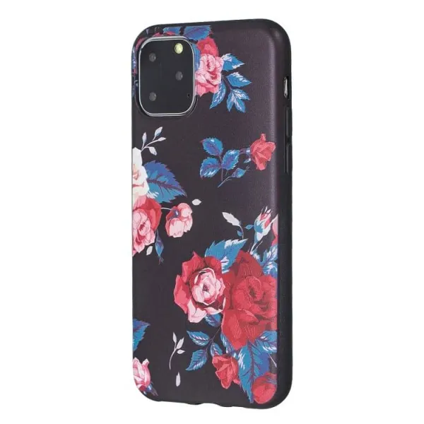 ART TPU ochranný kryt Apple iPhone 11 Pro Max RED FLOWER