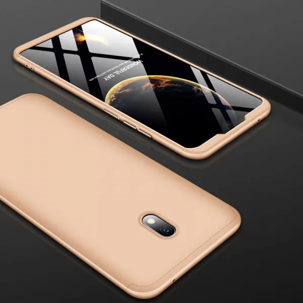 360° Ochranný obal Xiaomi Redmi 8A zlatý