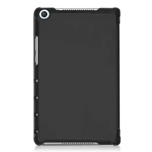 LEATHER Zaklápací obal Huawei MediaPad M5 Lite 8.0" čierny