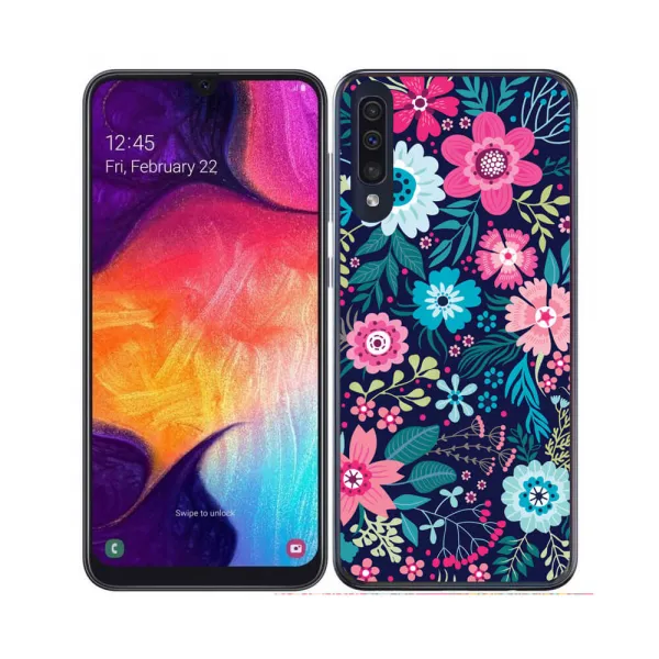 PROTEMIO MY ART Ochranný obal Samsung Galaxy A70 FLORA (038)