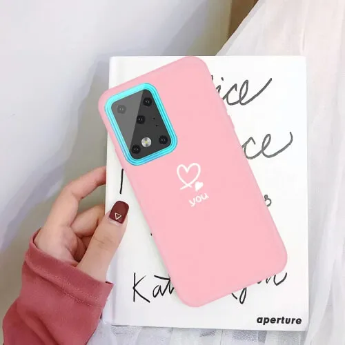 CUTE Silikónový obal Samsung Galaxy S20 Ultra ružový