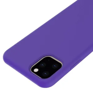 RUBBER Gumený kryt Apple iPhone 11 Pro Max tmavofialový