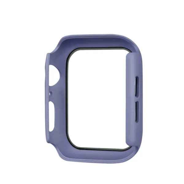 ENKAY Obal s tvrdeným sklom pre Apple Watch 6 / SE / 5 / 4 40mm modrý