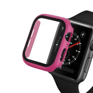 ENKAY Obal s tvrdeným sklom pre Apple Watch6 / SE / 5 / 4 40mm ružový