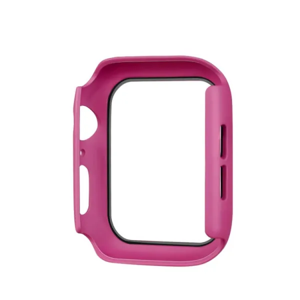 ENKAY Obal s tvrdeným sklom pre Apple Watch6 / SE / 5 / 4 40mm ružový
