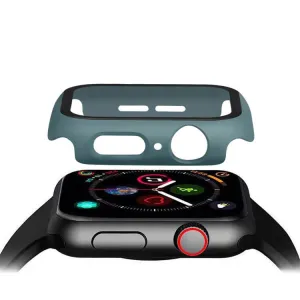 ENKAY Obal s tvrdeným sklom pre Apple Watch6 / SE / 5 / 4 40mm zelený