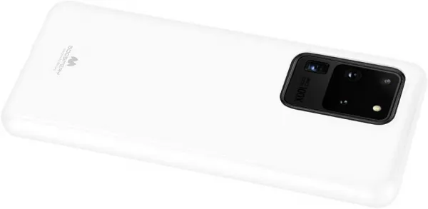 MERCURY JELLY TPU Kryt Samsung Galaxy S20 Ultra biely