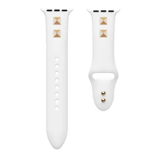 Remienok Apple Watch 9 / 8 / 7 (41mm) / 6 / SE / 5 / 4 (40mm) / 3 / 2 / 1 (38mm) biely