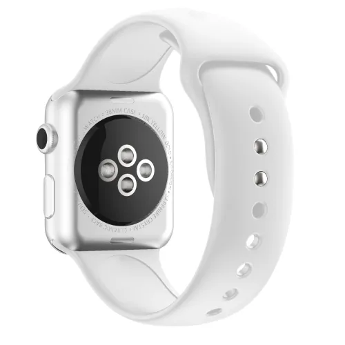 Remienok Apple Watch 9 / 8 / 7 (41mm) / 6 / SE / 5 / 4 (40mm) / 3 / 2 / 1 (38mm) biely