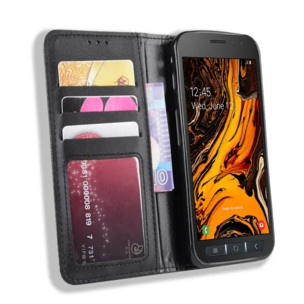 BUSINESS Peňaženkový obal Samsung Galaxy Xcover 4S / Xcover 4 čierny
