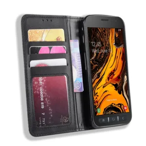 BUSINESS Peňaženkový obal Samsung Galaxy Xcover 4S / Xcover 4 čierny