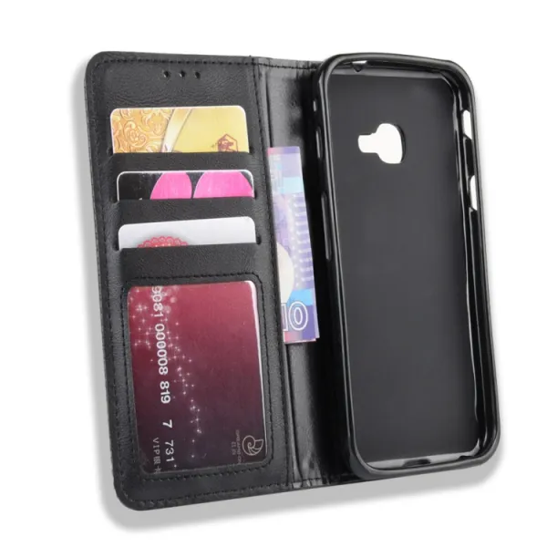 BUSINESS Peňaženkový obal Samsung Galaxy Xcover 4S / Xcover 4 čierny