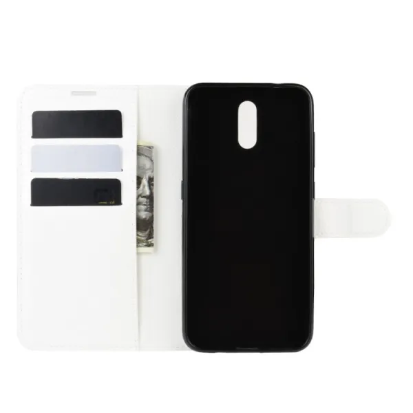 LITCHI Peňaženkové puzdro Nokia 2.3  biele