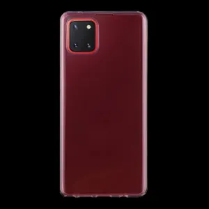 Silikónový obal Samsung Galaxy A81 priehľadný